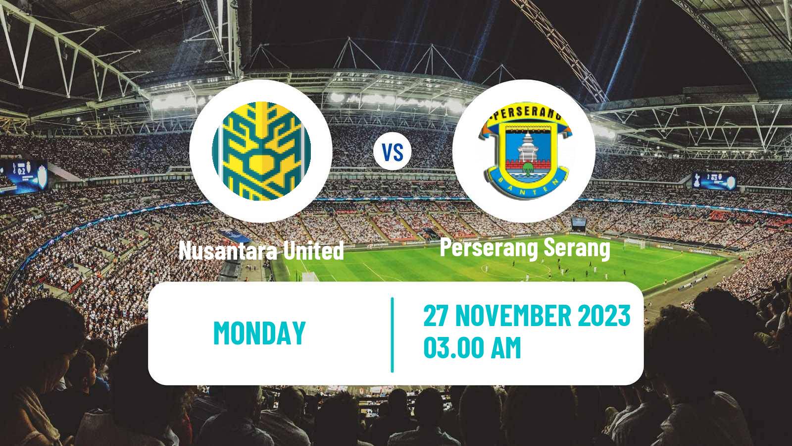 Football Indonesian Liga 2 Nusantara United - Perserang Serang