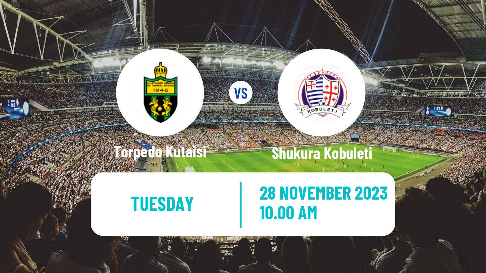 Soccer Georgian Erovnuli Liga Torpedo Kutaisi - Shukura Kobuleti