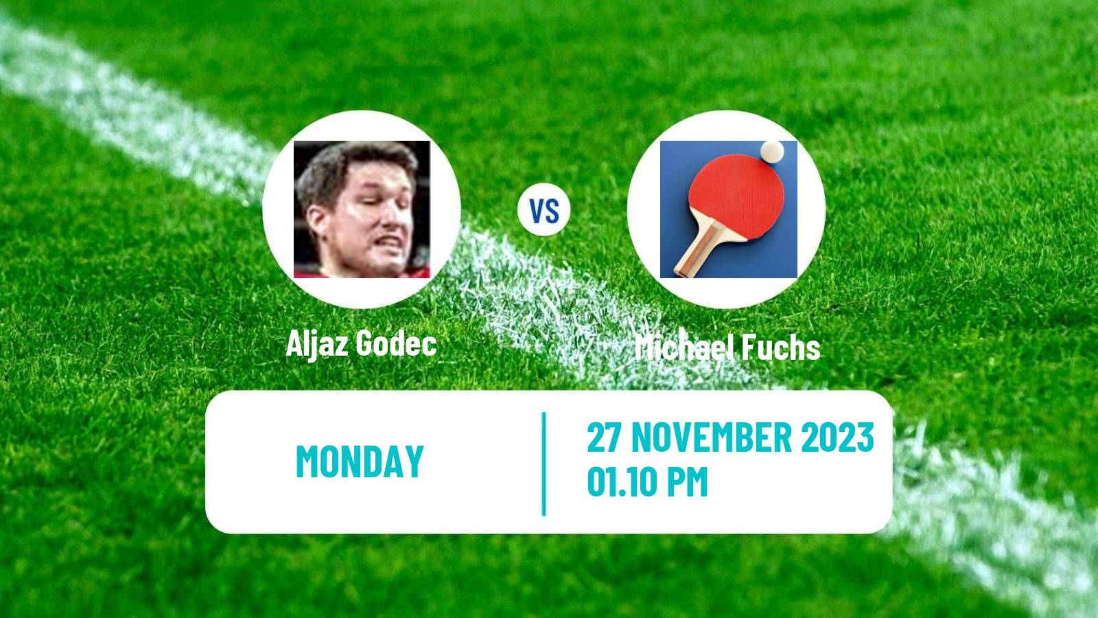 Table tennis Challenger Series Men Aljaz Godec - Michael Fuchs