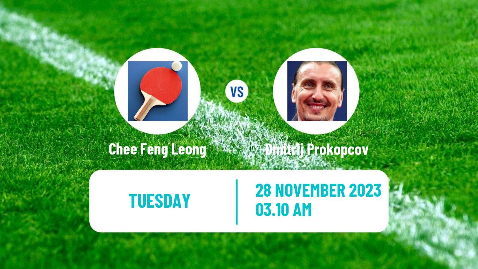 Table tennis Tt Star Series Men Chee Feng Leong - Dmitrij Prokopcov