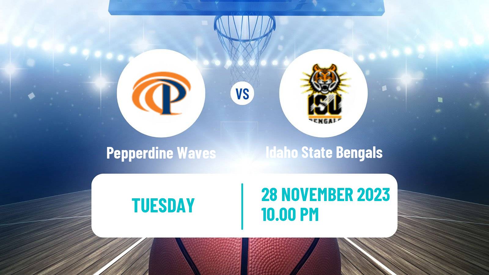 Basketball NCAA College Basketball Pepperdine Waves - Idaho State Bengals
