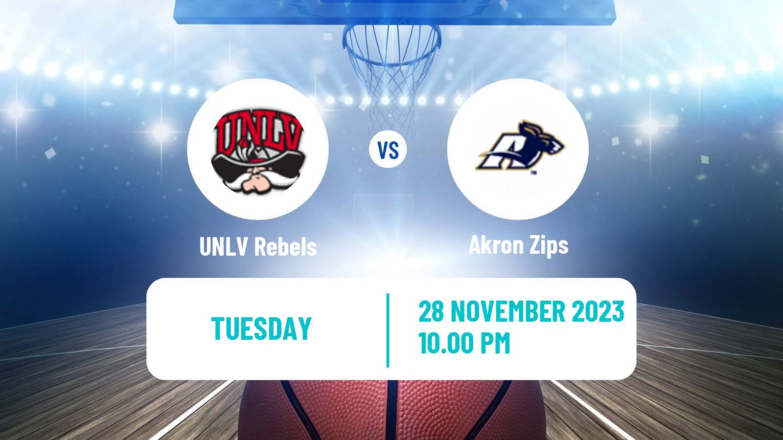 Basketball NCAA College Basketball UNLV Rebels - Akron Zips