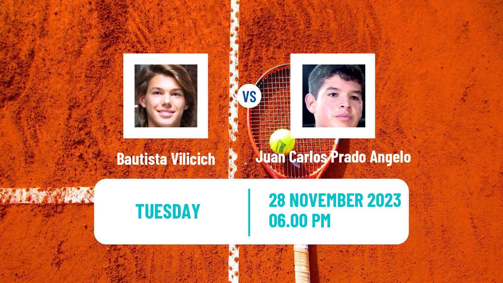 Tennis ITF M15 Santa Cruz 3 Men Bautista Vilicich - Juan Carlos Prado Angelo