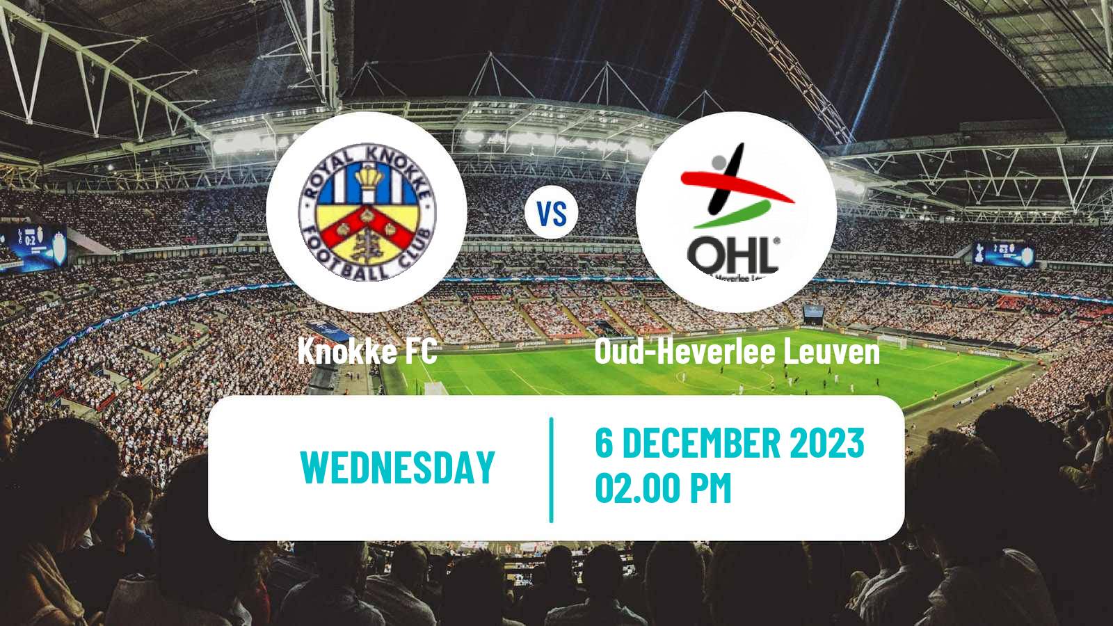 Soccer Belgian Cup Knokke - Oud-Heverlee Leuven