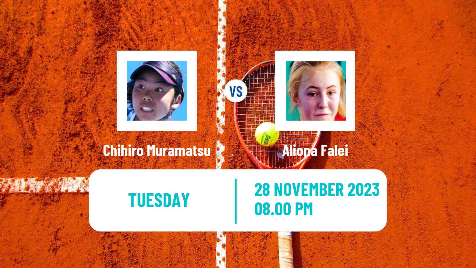Tennis ITF W40 Yokohama Women Chihiro Muramatsu - Aliona Falei