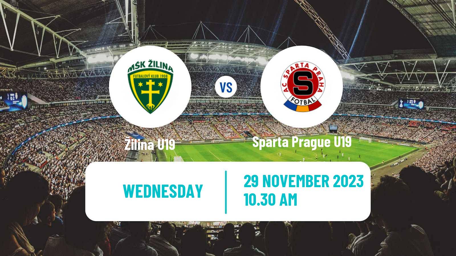 Soccer UEFA Youth League Žilina U19 - Sparta Prague U19