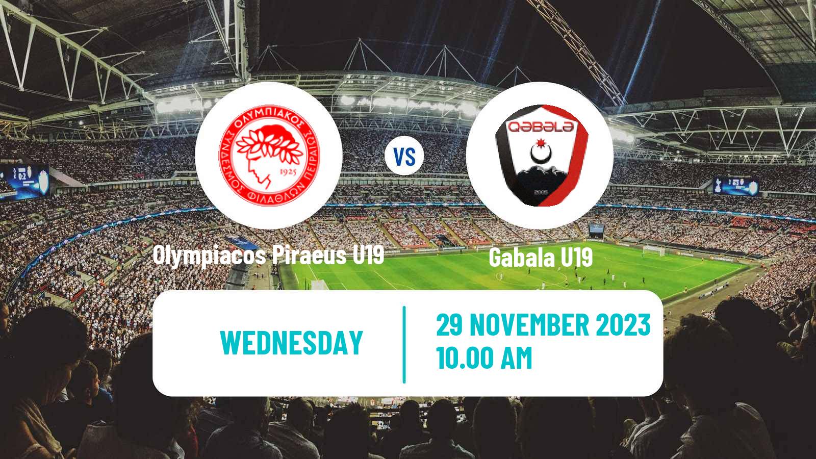 Soccer UEFA Youth League Olympiacos Piraeus U19 - Gabala U19