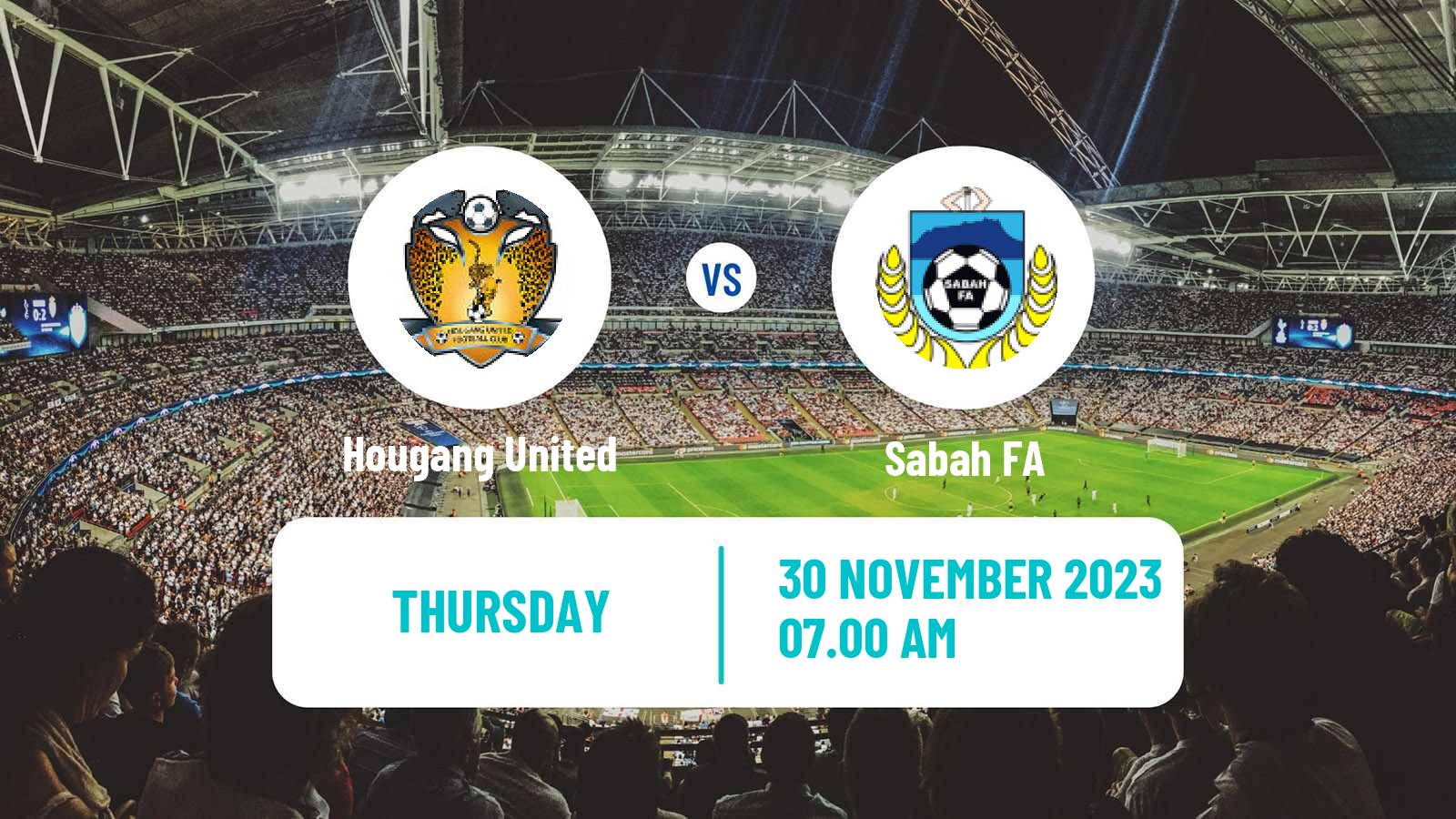 Soccer AFC Cup Hougang United - Sabah FA