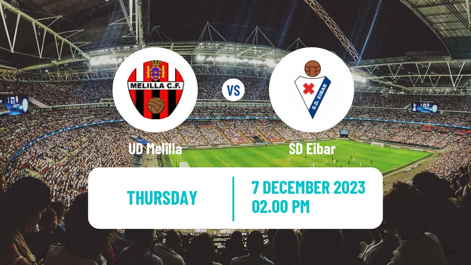 Soccer Spanish Copa del Rey Melilla - Eibar