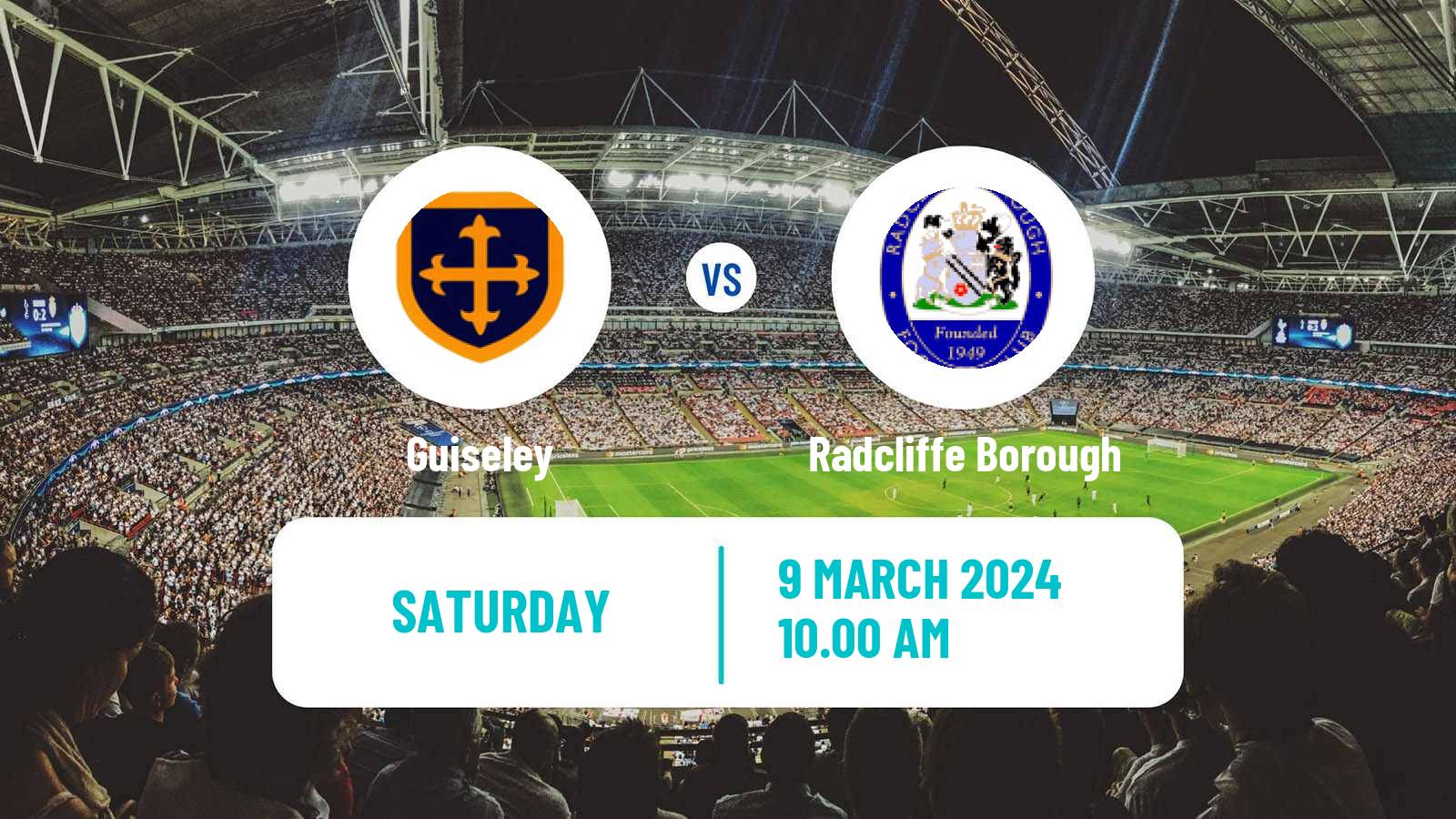 Soccer English NPL Premier Division Guiseley - Radcliffe