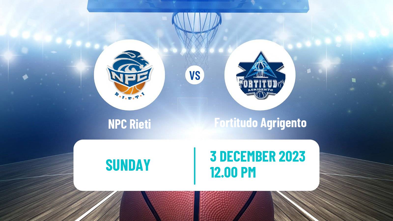 Basketball Italian Serie A2 Basketball Rieti - Fortitudo Agrigento