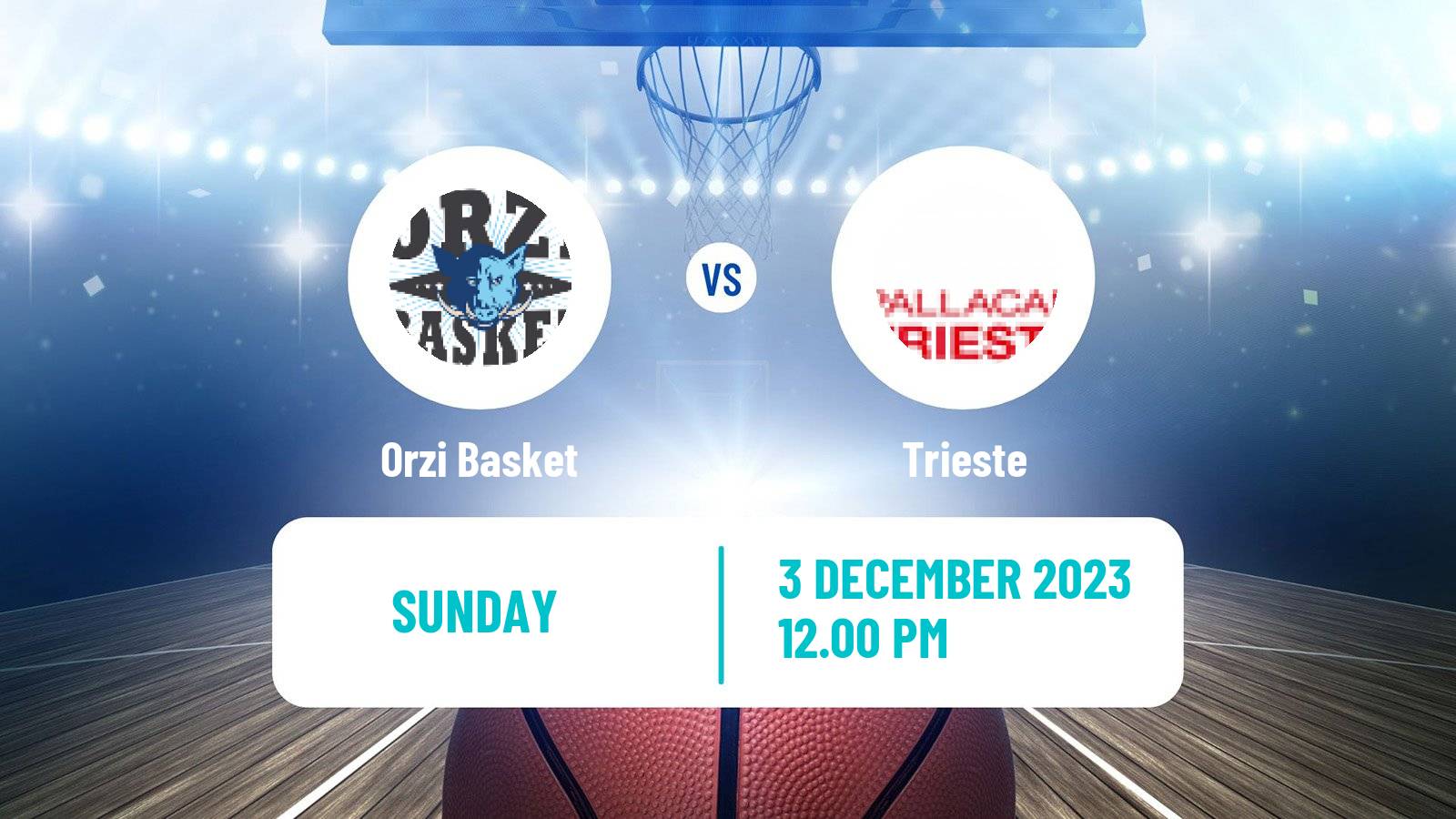 Basketball Italian Serie A2 Basketball Orzi Basket - Trieste