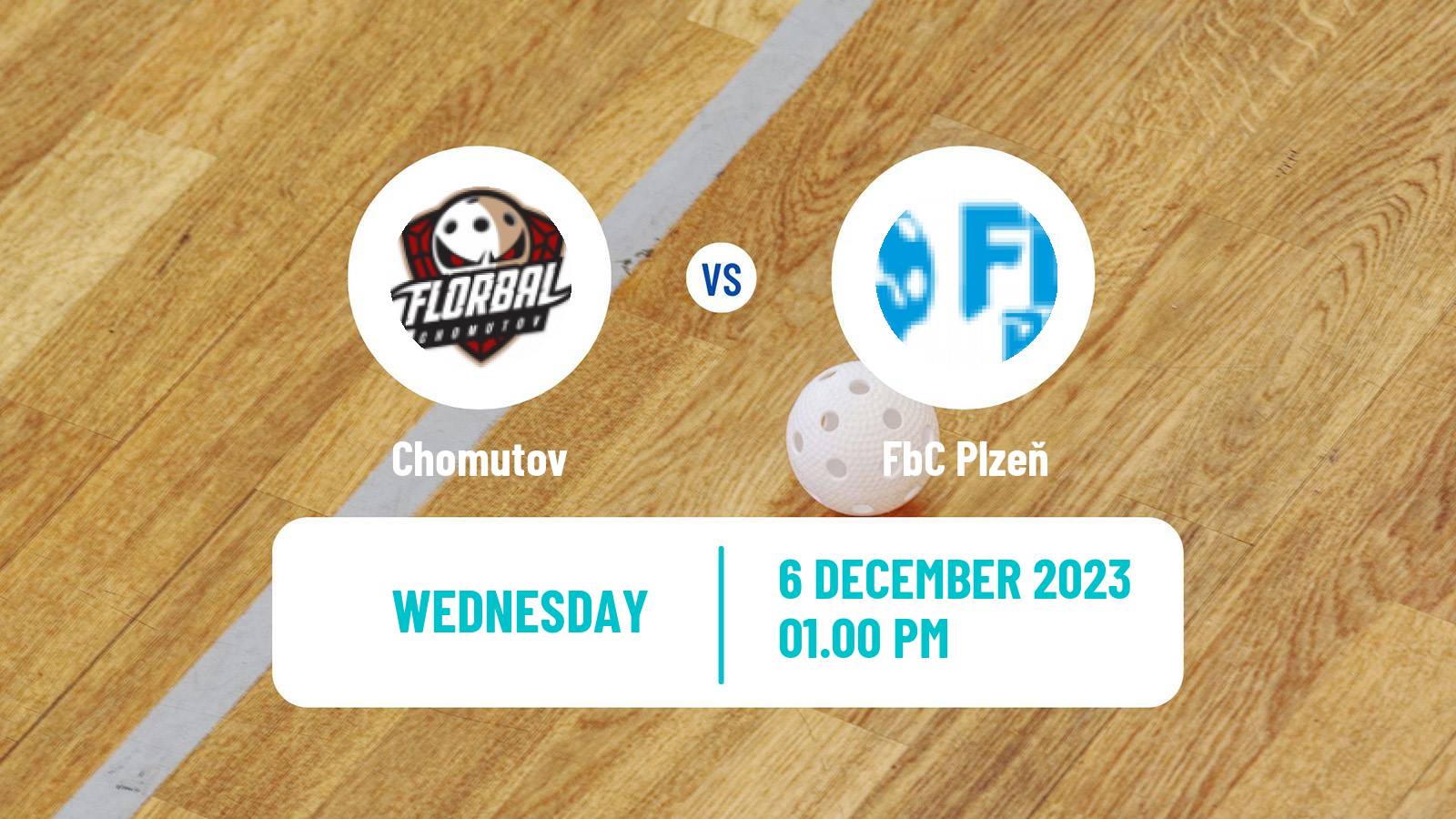 Floorball Czech 1 Liga Floorball Chomutov - Plzeň