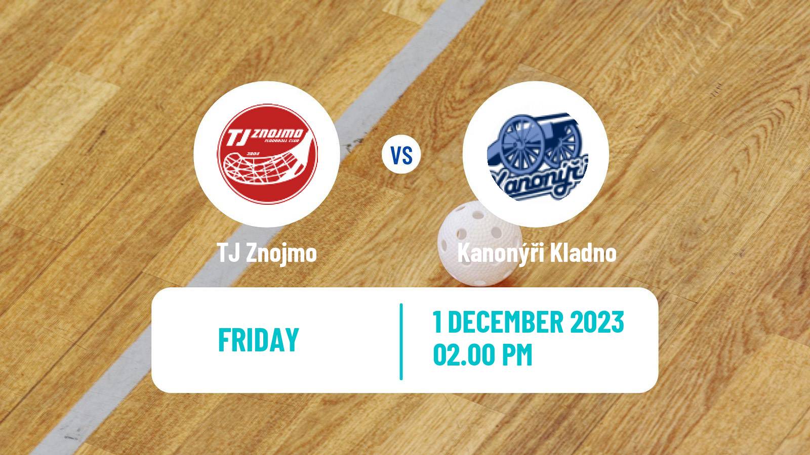 Floorball Czech 1 Liga Floorball Znojmo - Kanonýři Kladno