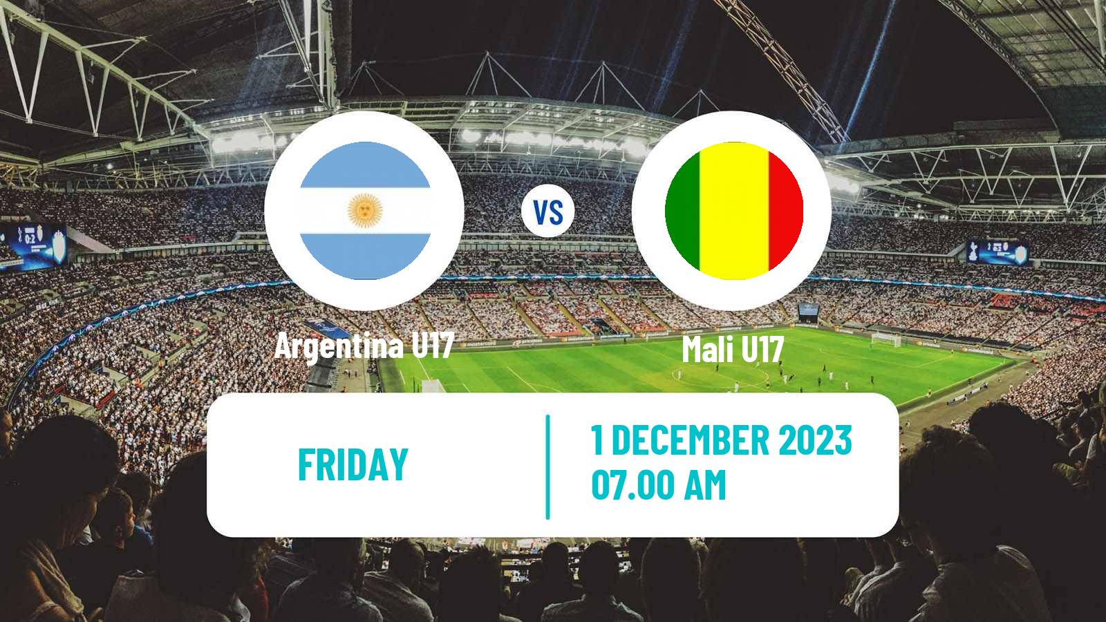 Football FIFA World Cup U17 Argentina U17 - Mali U17