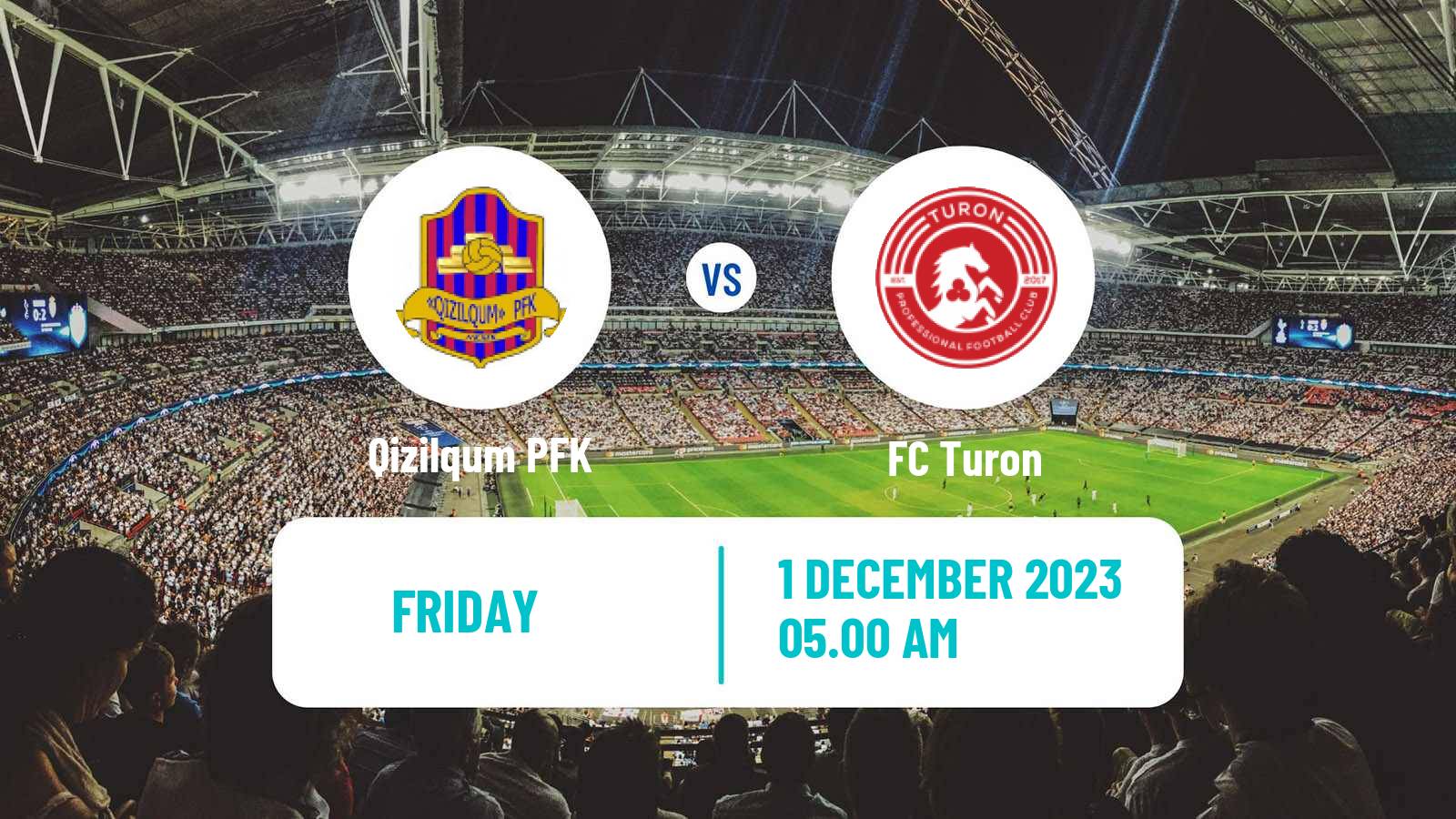Soccer Uzbek League Qizilqum - Turon