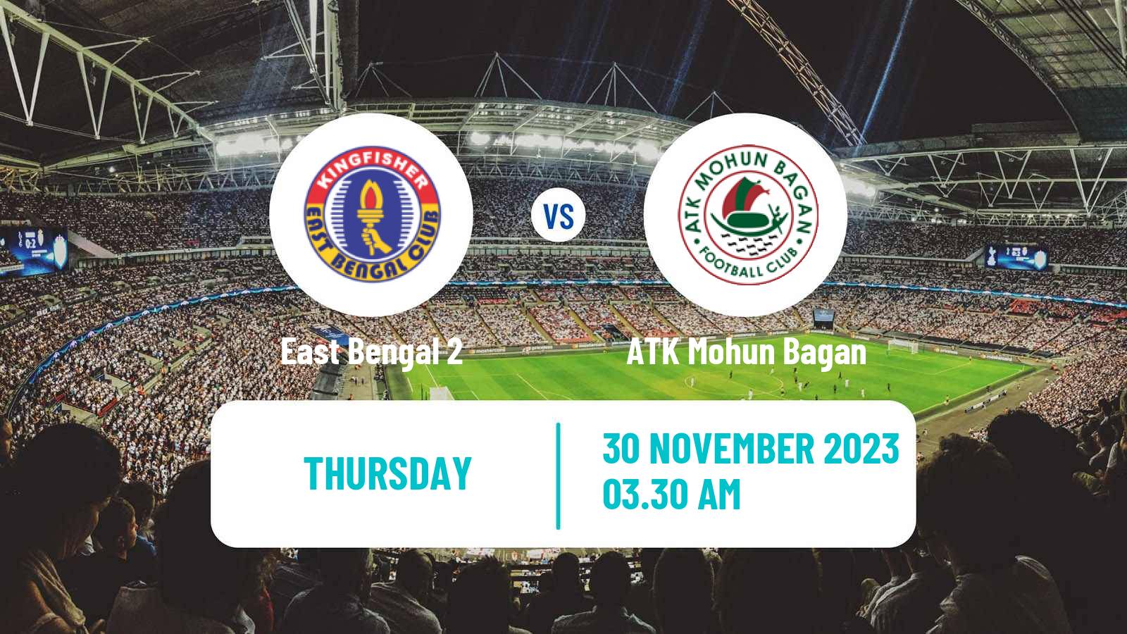 Soccer Calcutta Premier Division East Bengal 2 - ATK Mohun Bagan