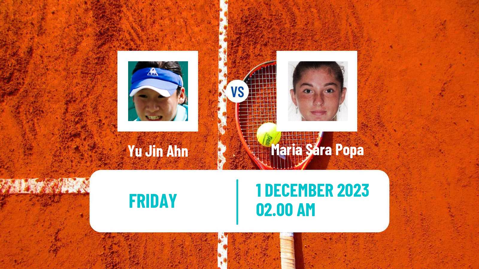 Tennis ITF W15 Antalya 20 Women Yu Jin Ahn - Maria Sara Popa
