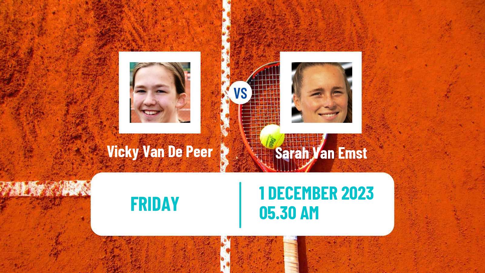 Tennis ITF W15 Monastir 42 Women Vicky Van De Peer - Sarah Van Emst