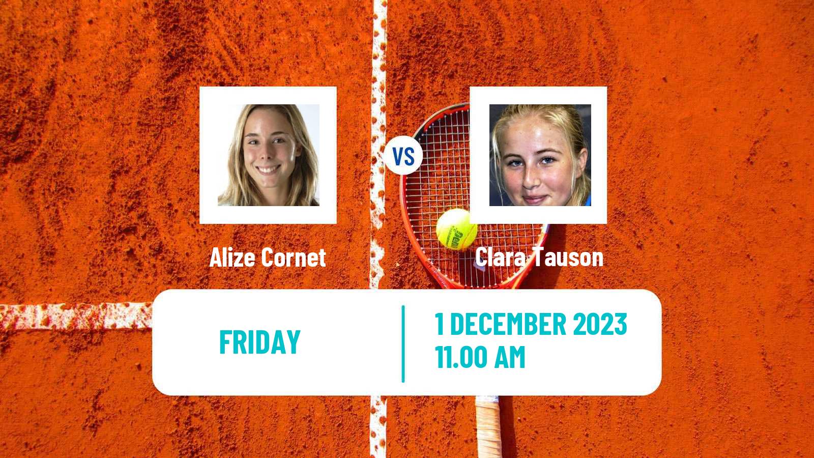 Tennis Andorra Challenger Women Alize Cornet - Clara Tauson