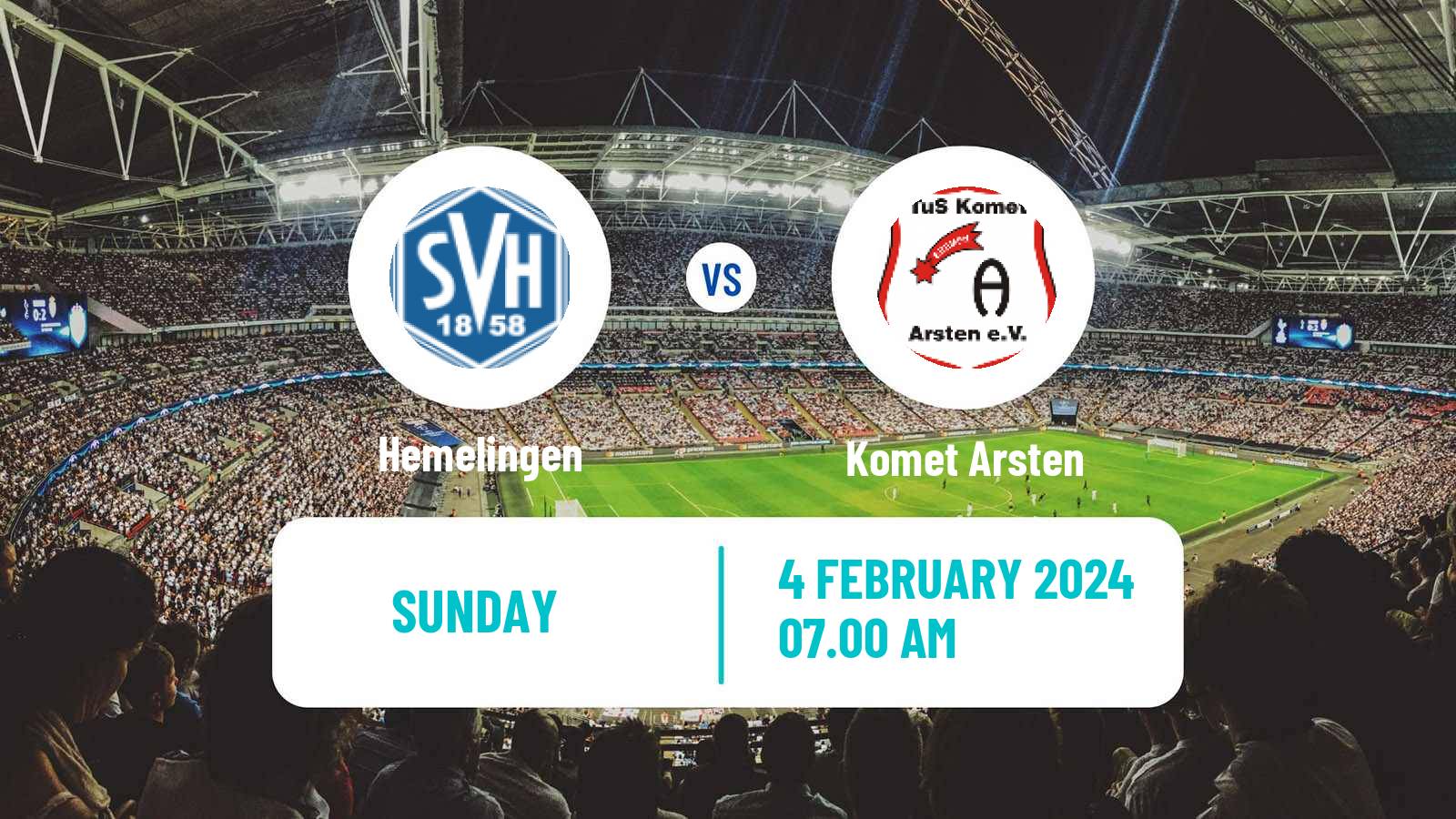 Soccer German Oberliga Bremen Hemelingen - Komet Arsten