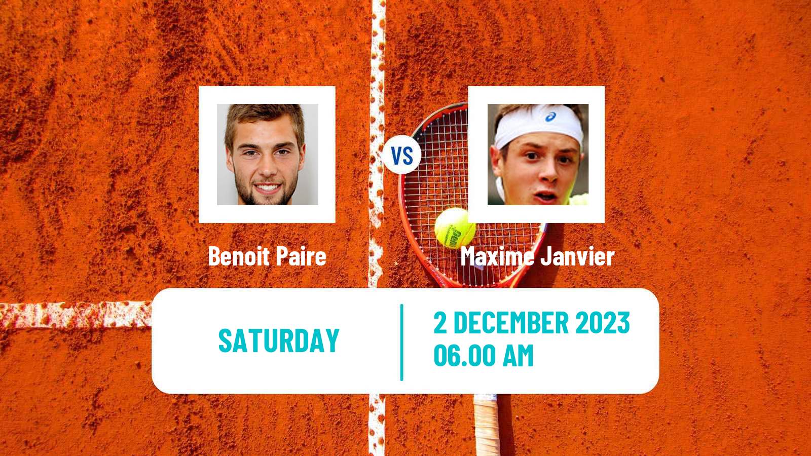 Tennis Maia Challenger Men Benoit Paire - Maxime Janvier