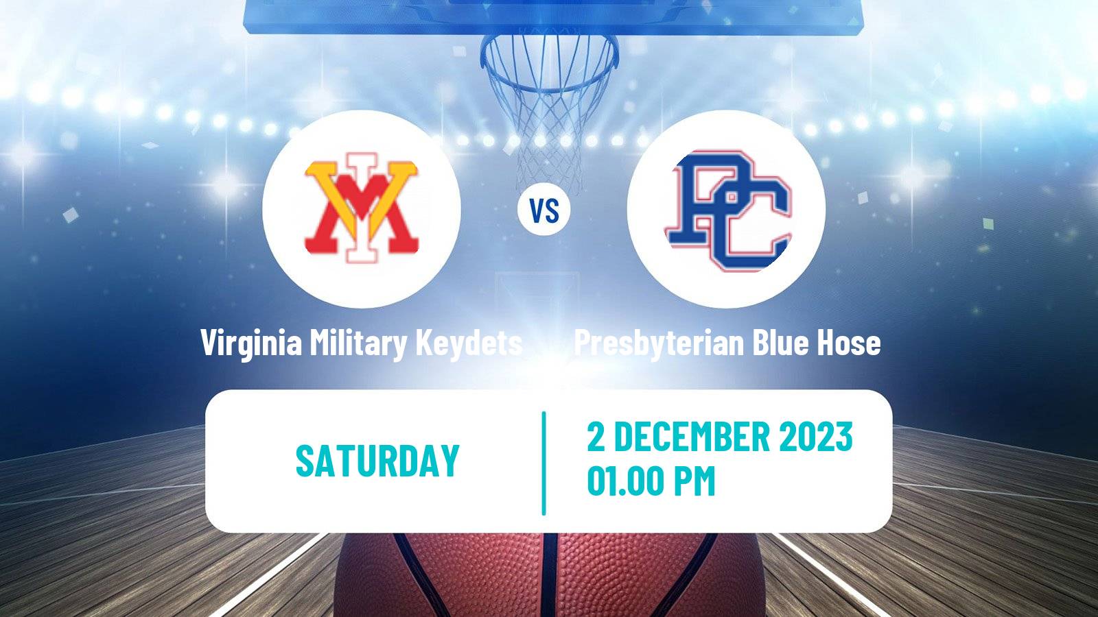 Basketball NCAA College Basketball Virginia Military Keydets - Presbyterian Blue Hose