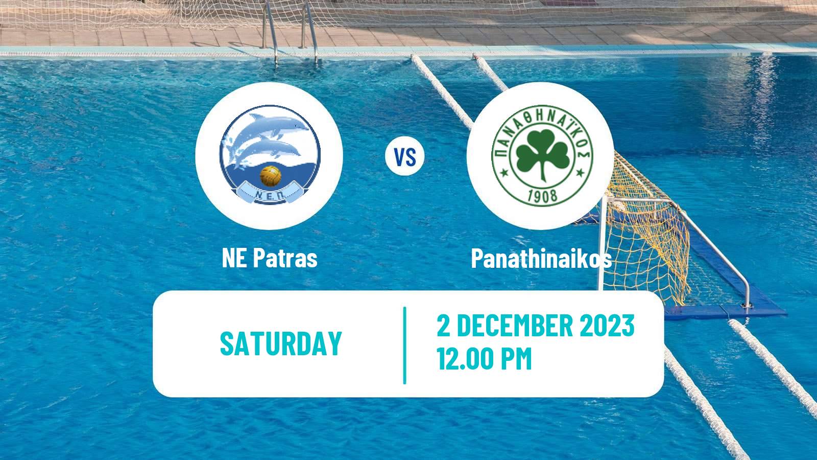 Water polo Greek A1 Water Polo Patras - Panathinaikos
