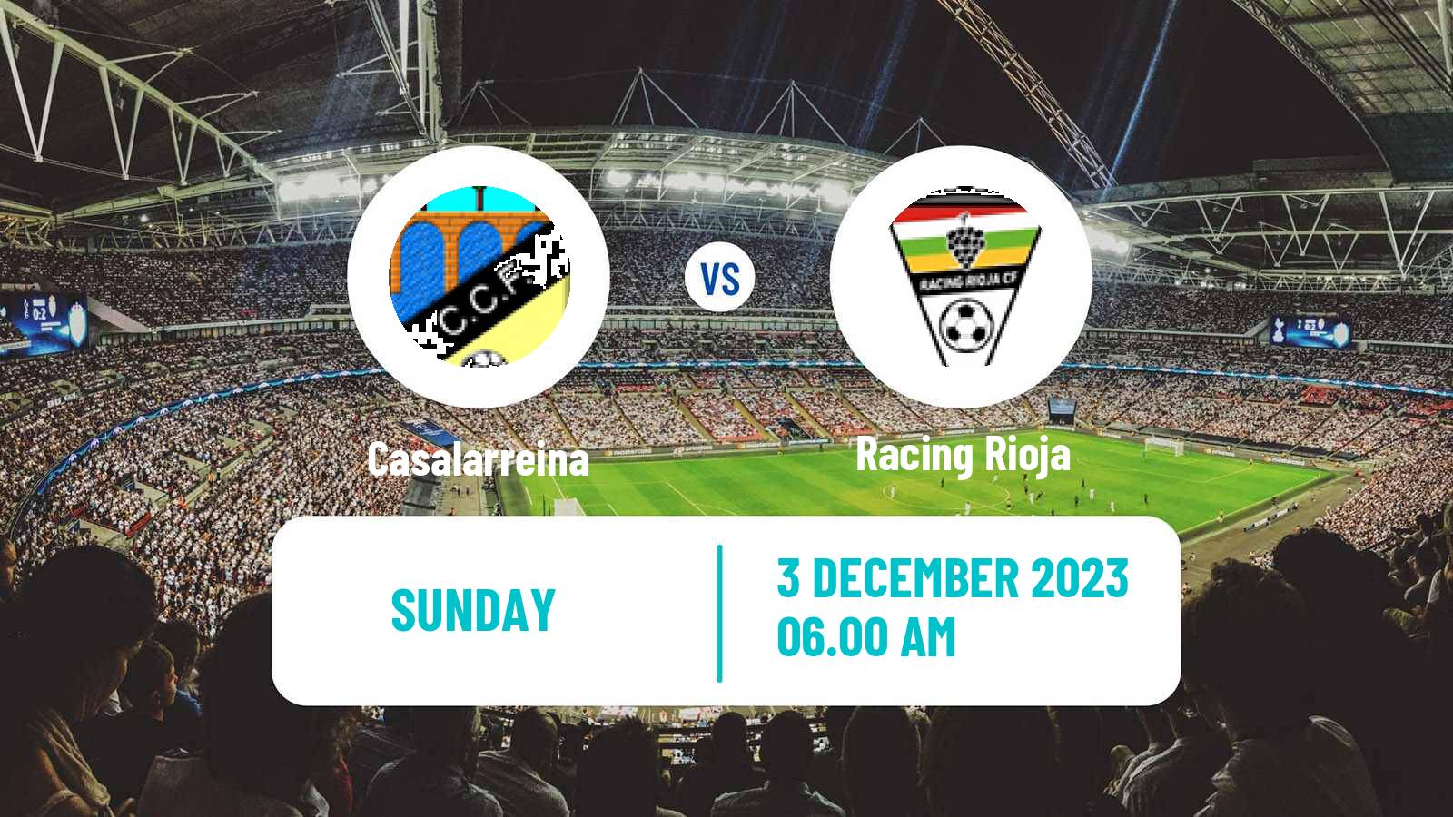 Soccer Spanish Tercera RFEF - Group 16 Casalarreina - Racing Rioja