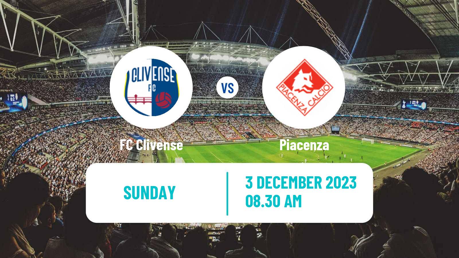 Soccer Italian Serie D - Group B Clivense - Piacenza