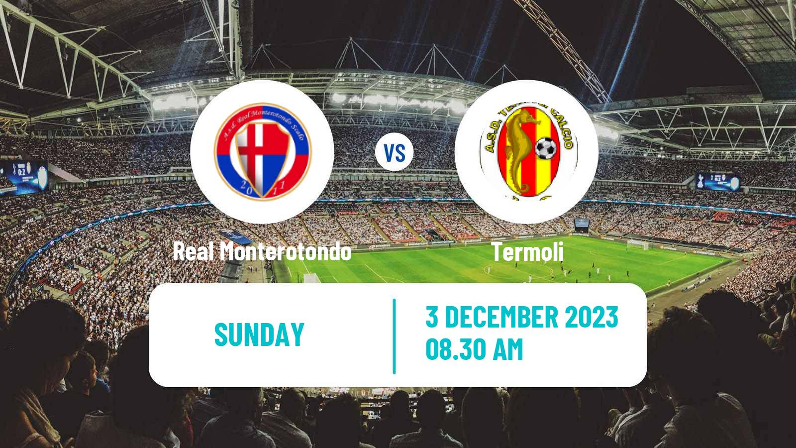 Soccer Italian Serie D - Group F Real Monterotondo - Termoli