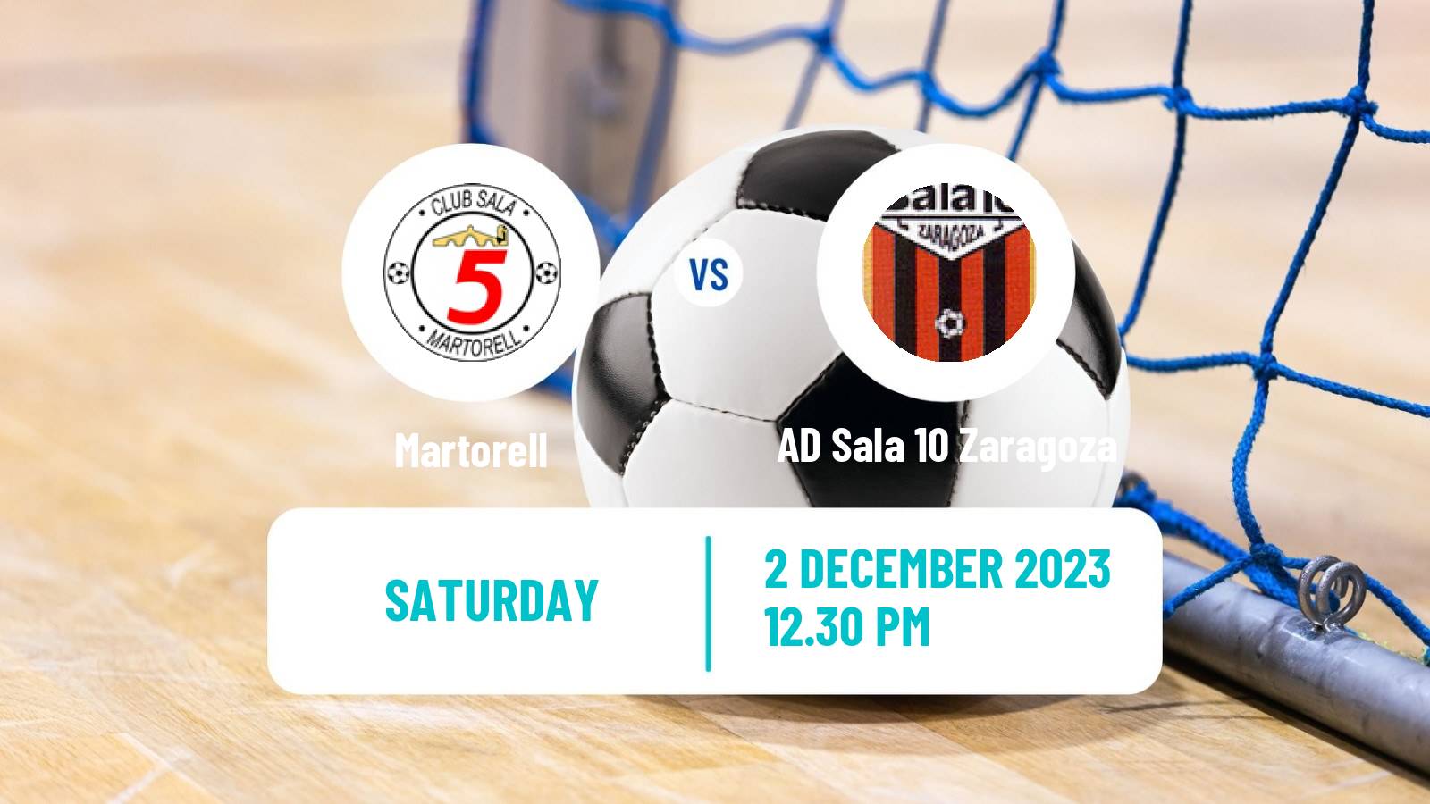 Futsal Spanish Segunda Division Futsal Martorell - AD Sala 10 Zaragoza