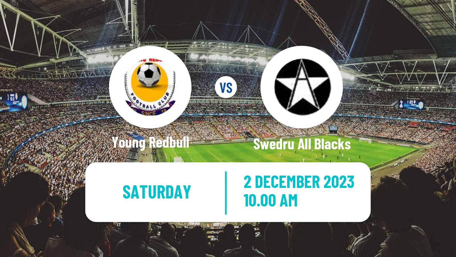 Soccer Ghanaian Division One League Young Redbull - Swedru All Blacks