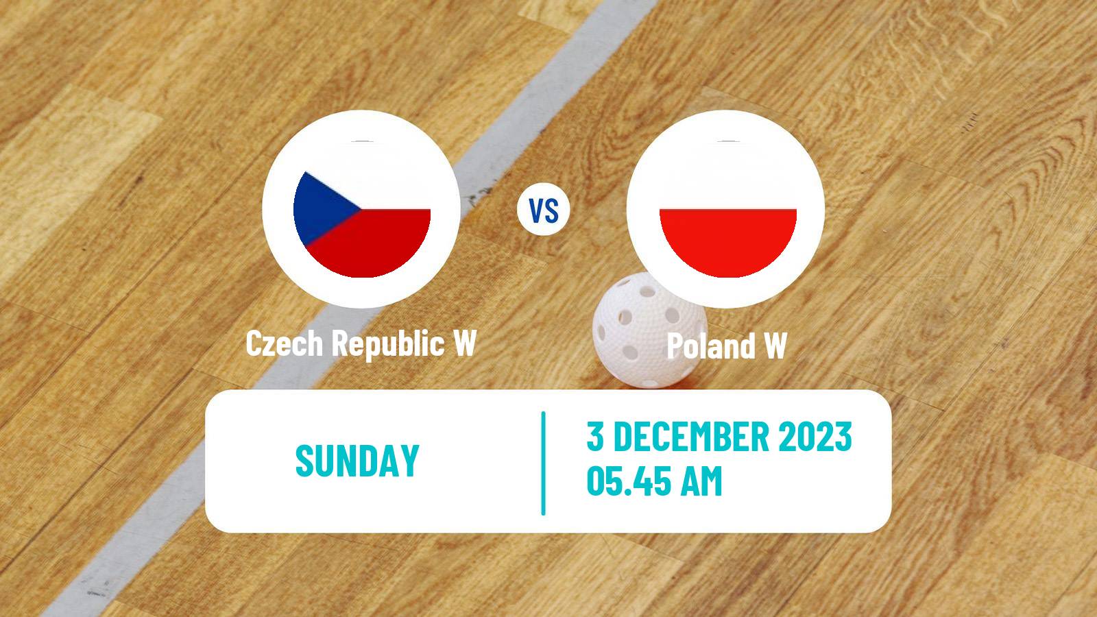 Floorball World Championship Floorball Women Czech Republic W - Poland W