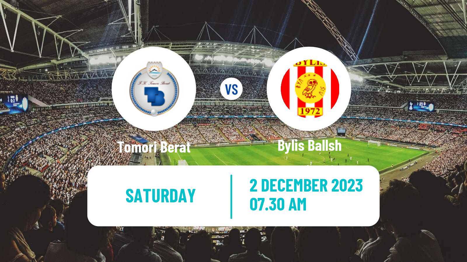 Soccer Albanian First Division Tomori Berat - Bylis Ballsh