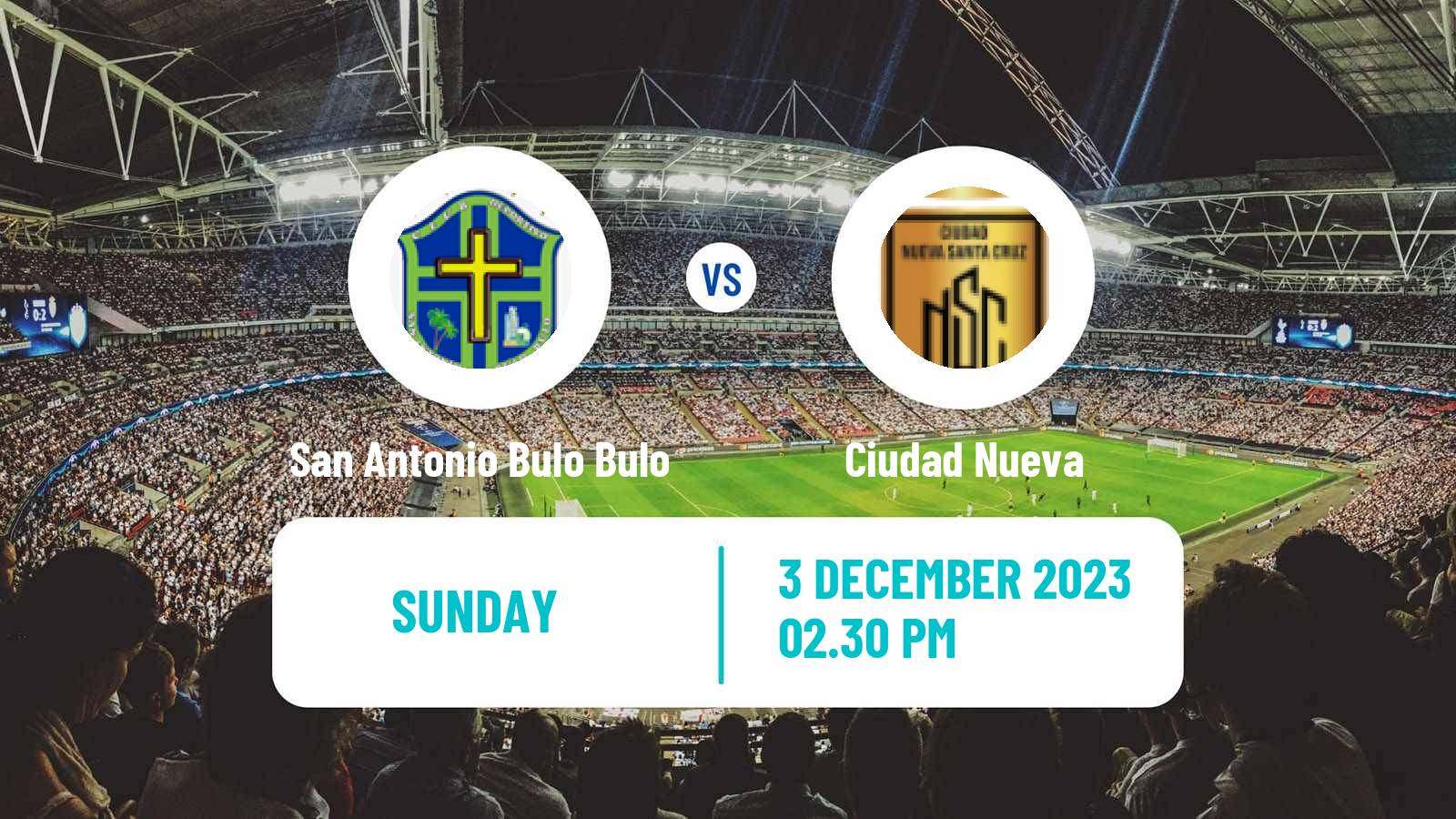 Soccer Bolivian Nacional B San Antonio Bulo Bulo - Ciudad Nueva