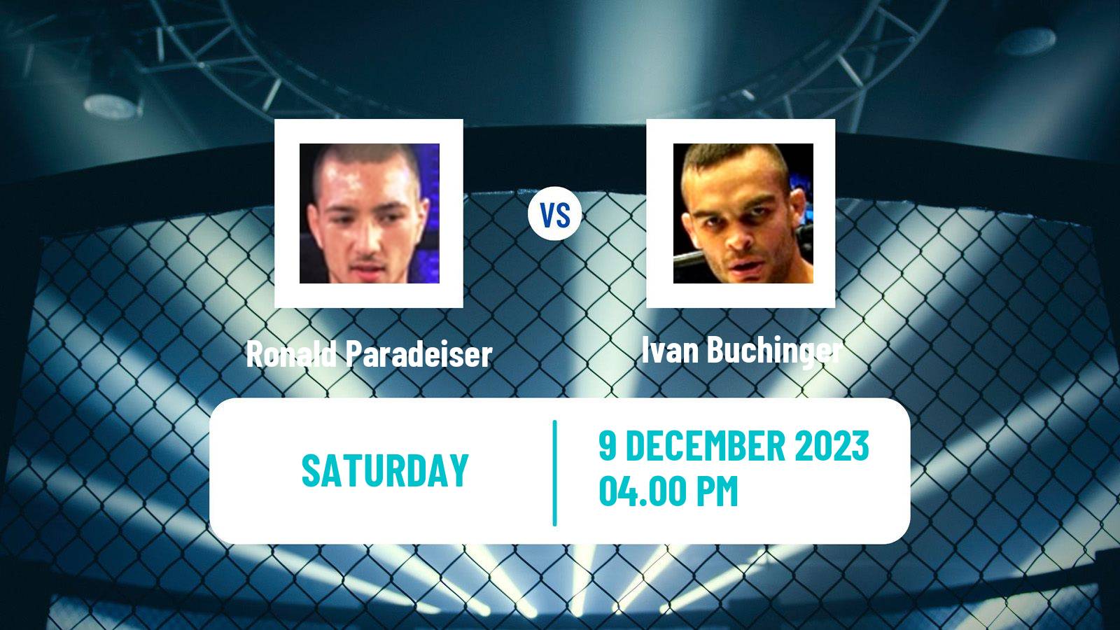 MMA Lightweight Oktagon Men Ronald Paradeiser - Ivan Buchinger