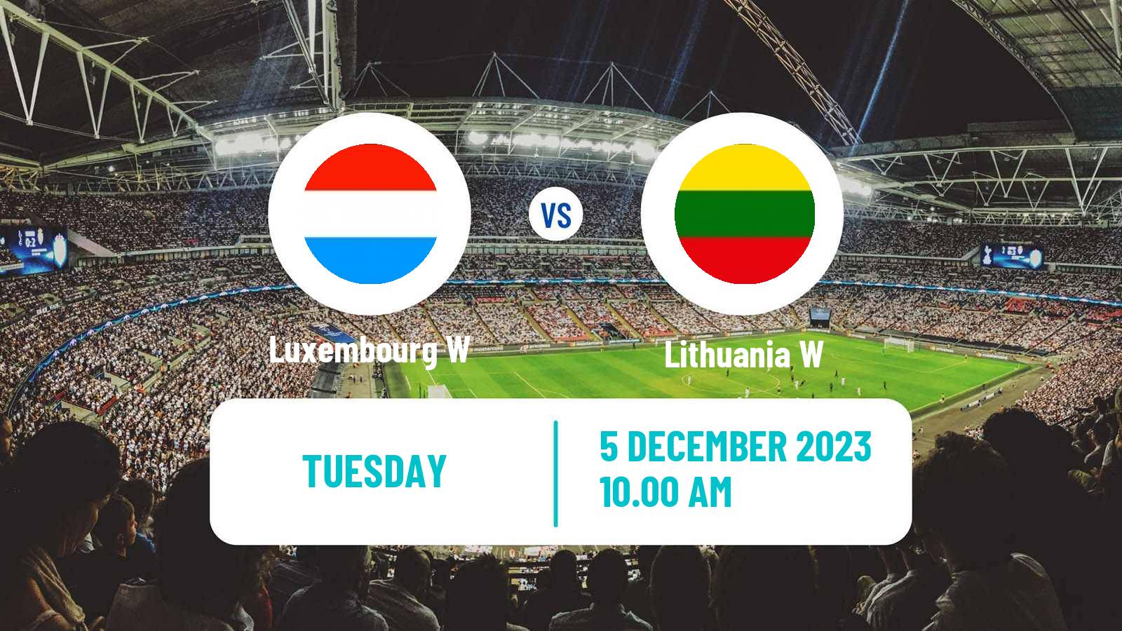 Soccer UEFA Nations League Women Luxembourg W - Lithuania W