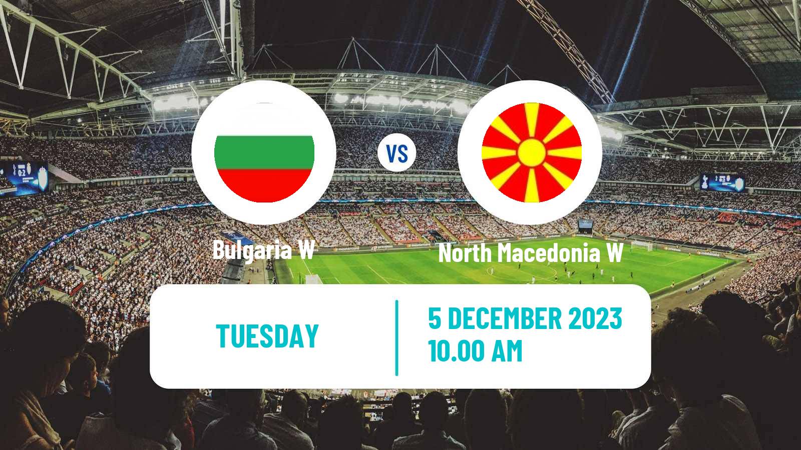 Soccer UEFA Nations League Women Bulgaria W - North Macedonia W