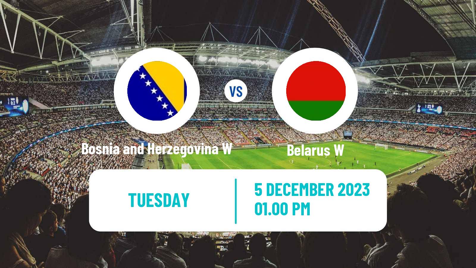 Soccer UEFA Nations League Women Bosnia and Herzegovina W - Belarus W