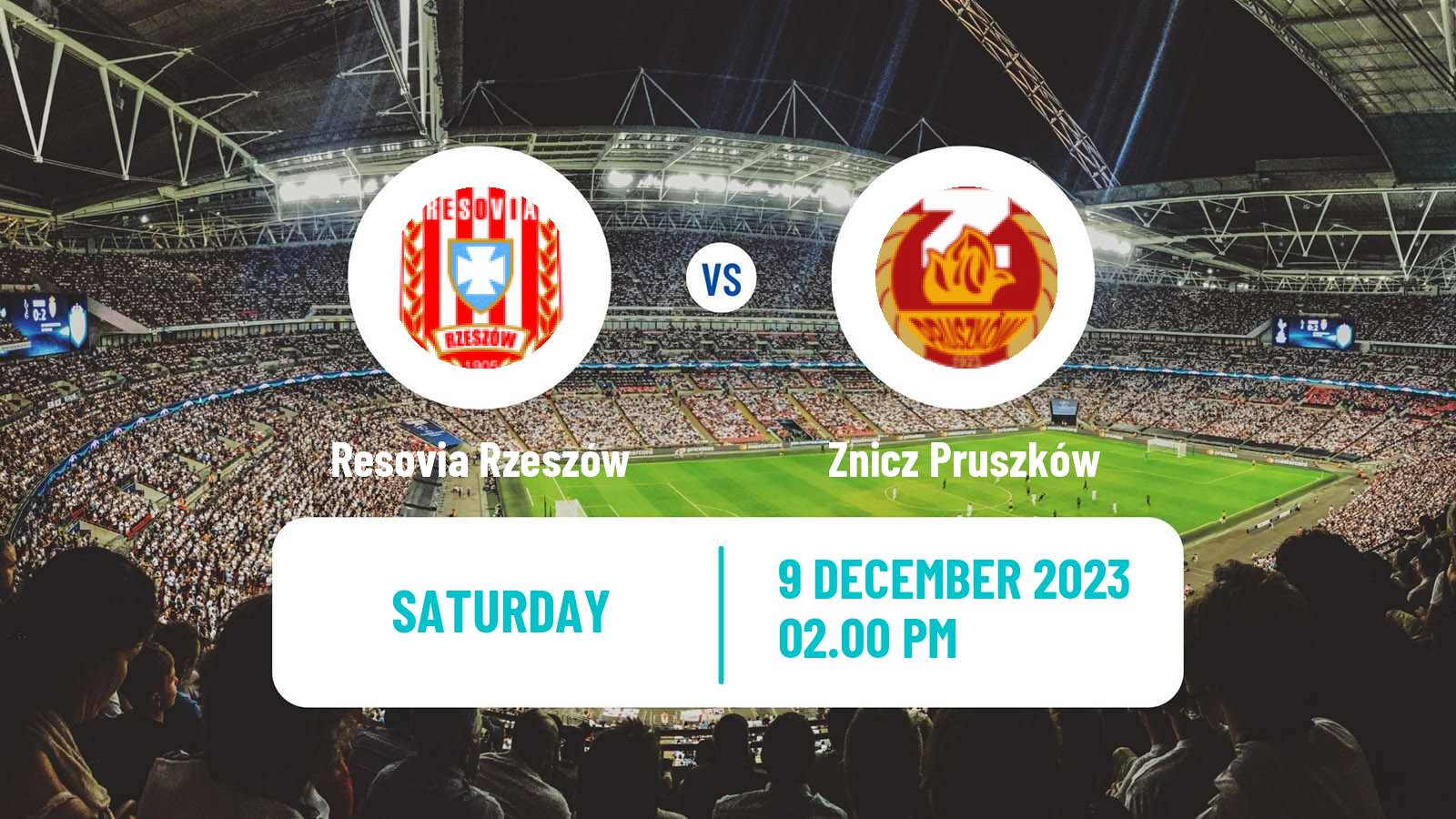 Soccer Polish Division 1 Resovia Rzeszów - Znicz Pruszków