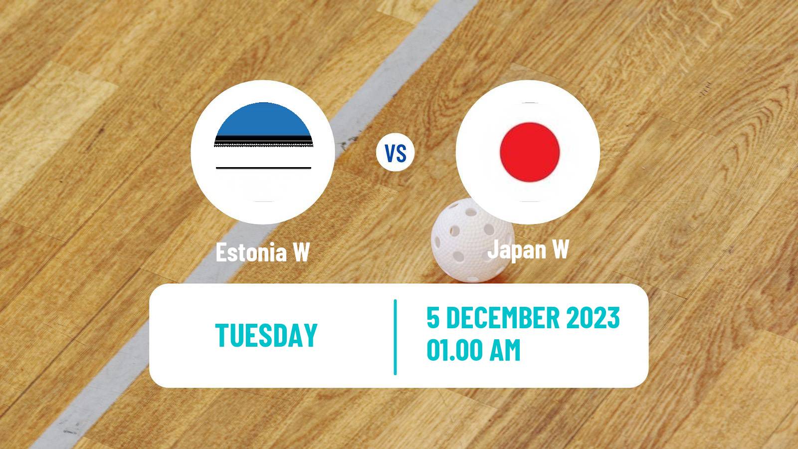 Floorball World Championship Floorball Women Estonia W - Japan W