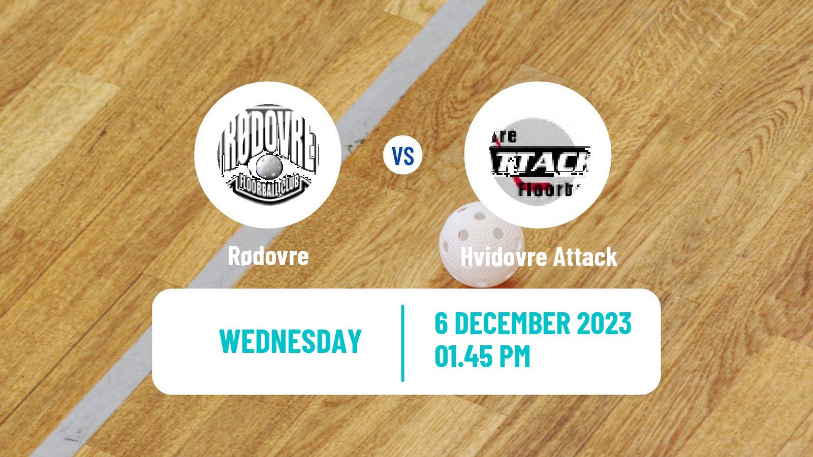 Floorball Danish Unihoc Ligaen Rødovre - Hvidovre Attack