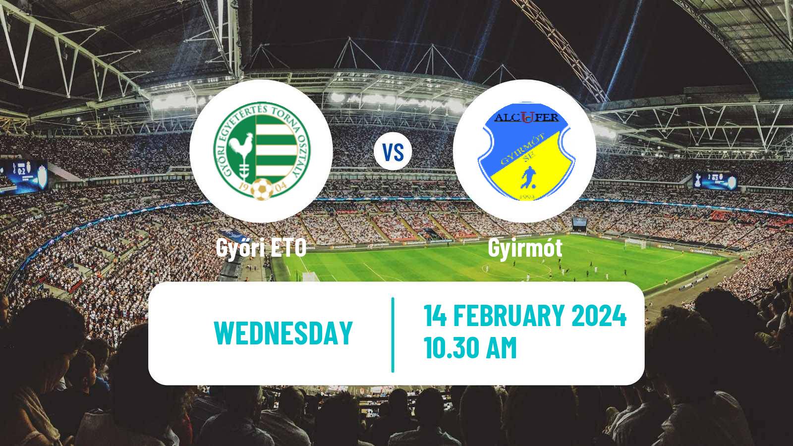 Soccer Hungarian NB II Győri ETO - Gyirmót