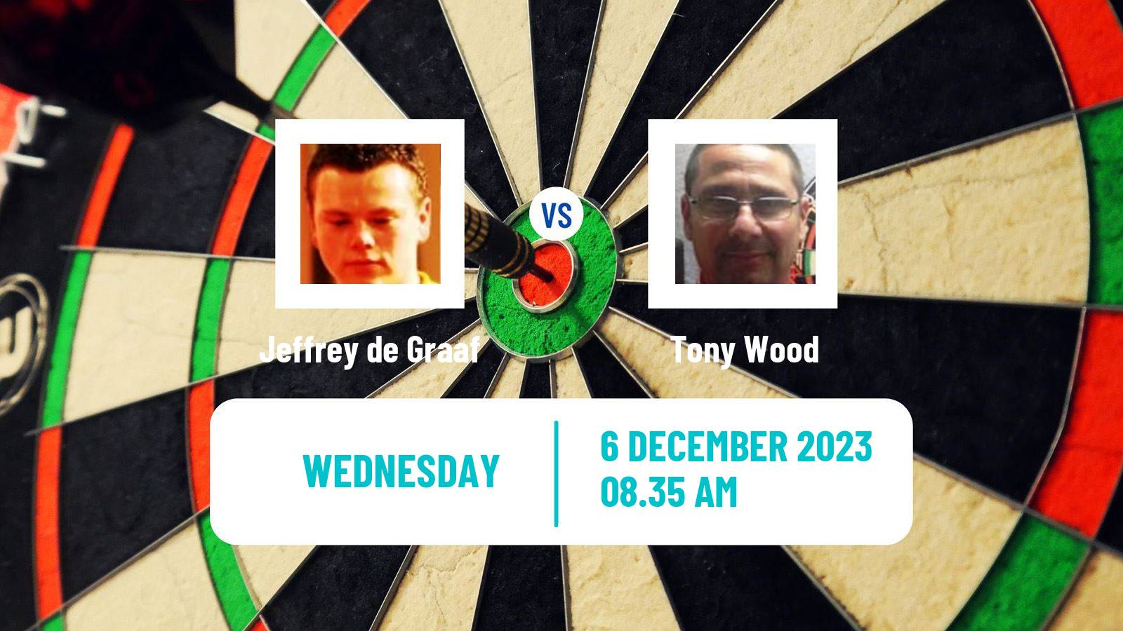 Darts Modus Super Series Jeffrey de Graaf - Tony Wood