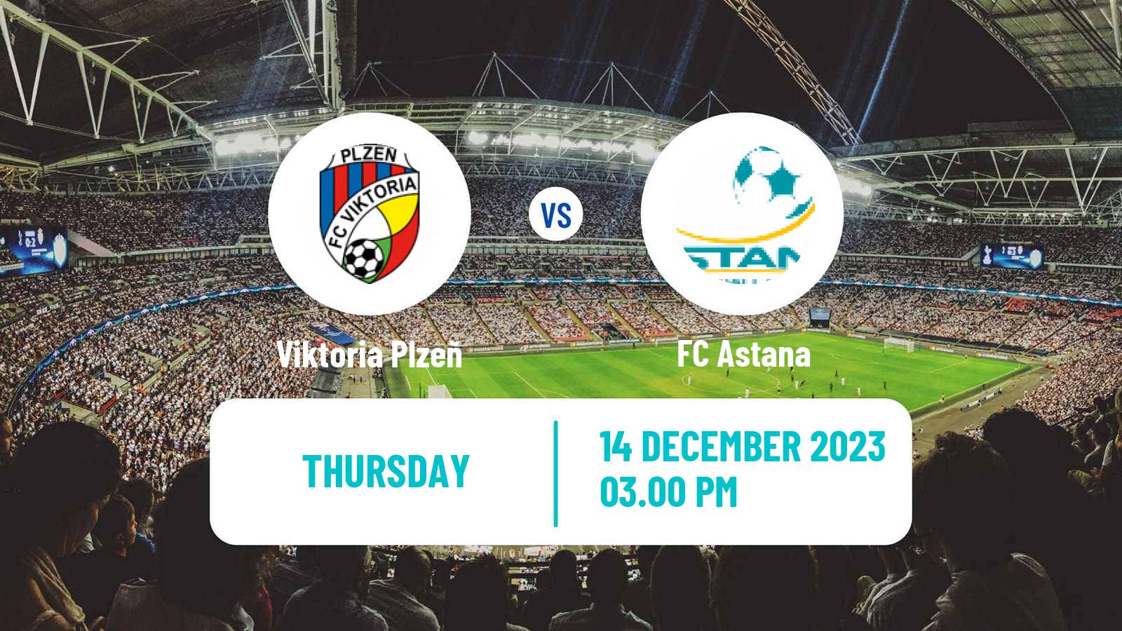 Soccer UEFA Europa Conference League Viktoria Plzeň - Astana