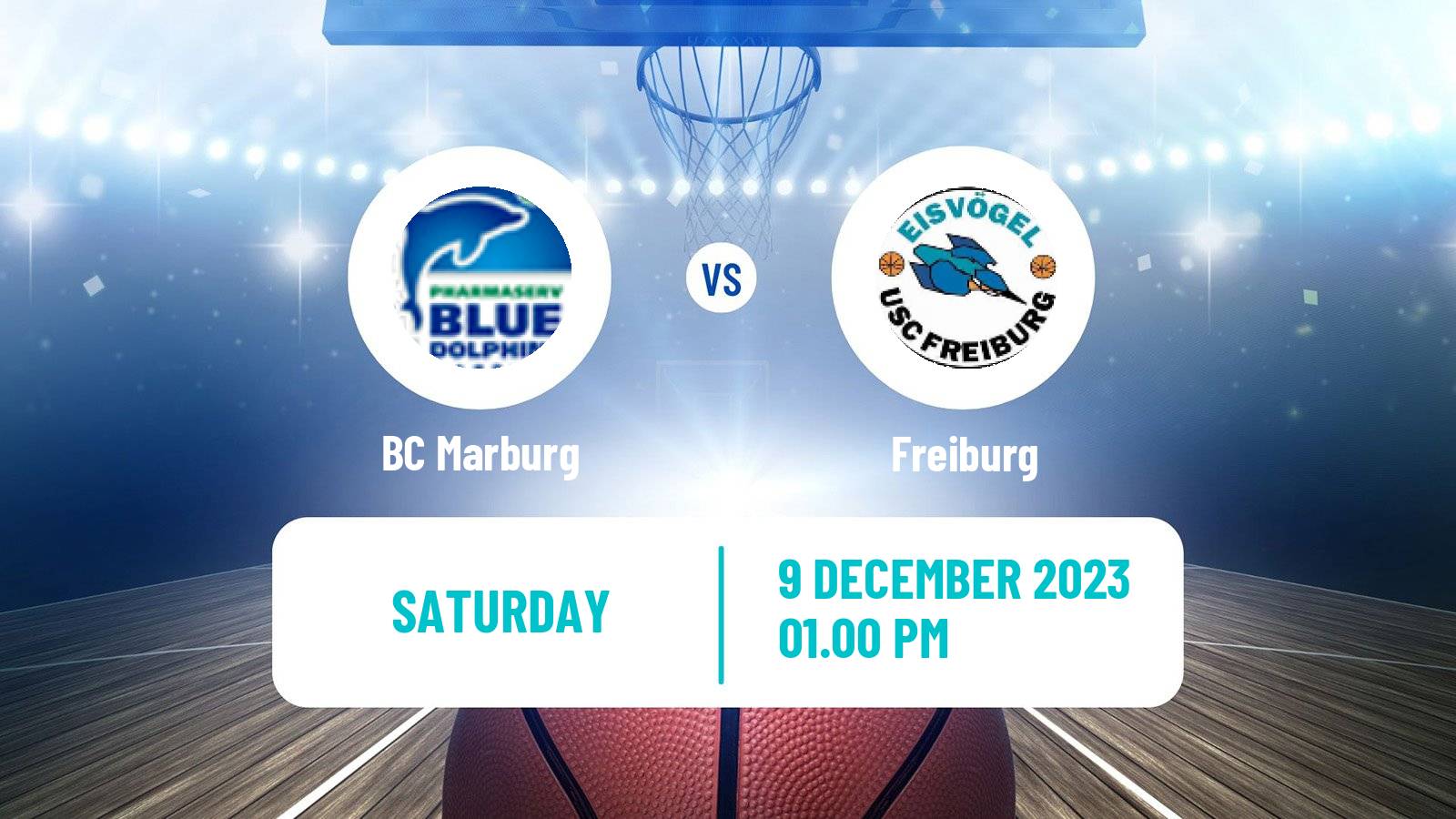 Basketball German DBBL Marburg - Freiburg