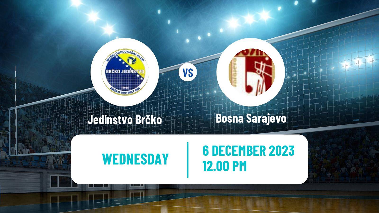 Volleyball Bosnian Premijer Liga Volleyball Jedinstvo Brčko - Bosna Sarajevo