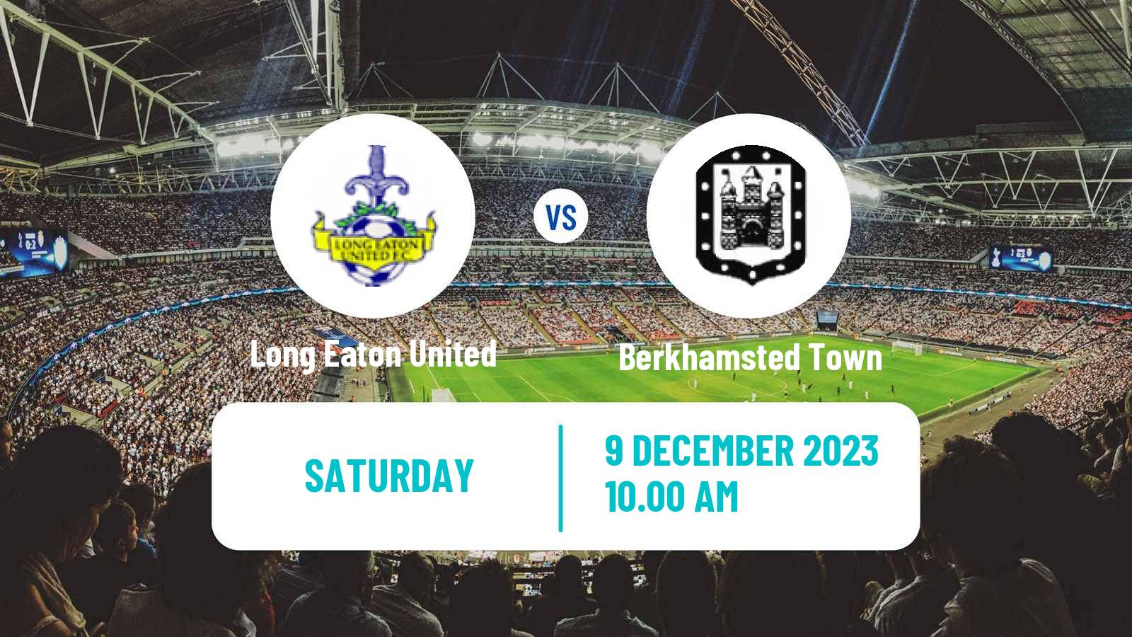 Soccer English Southern League Central Division Long Eaton United - Berkhamsted Town