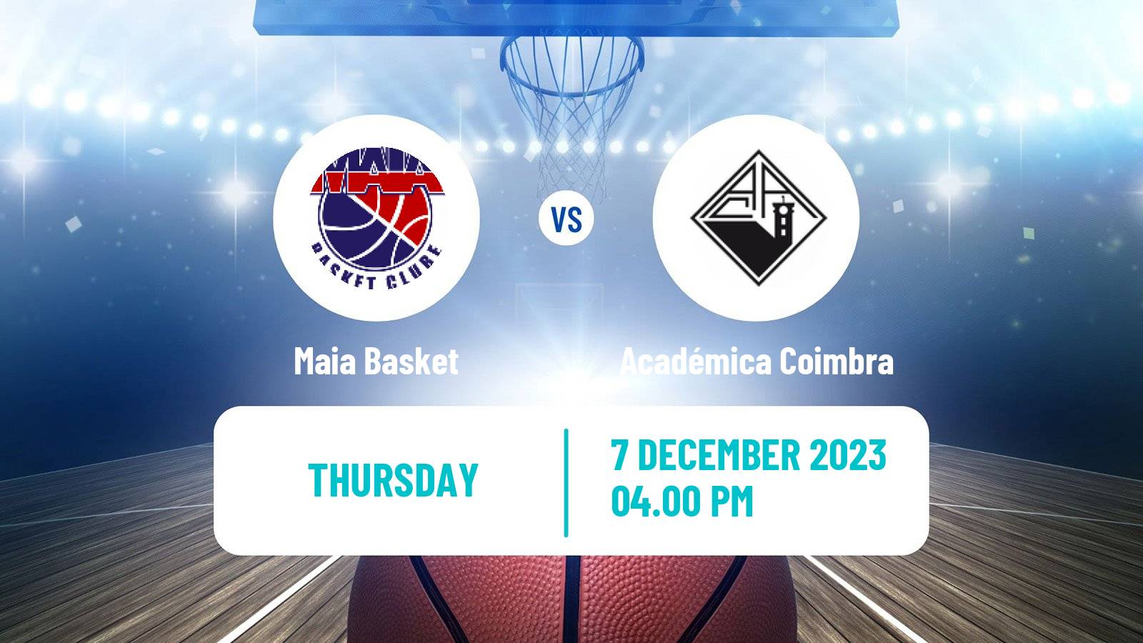 Basketball Portuguese Proliga Basketball Maia - Académica Coimbra